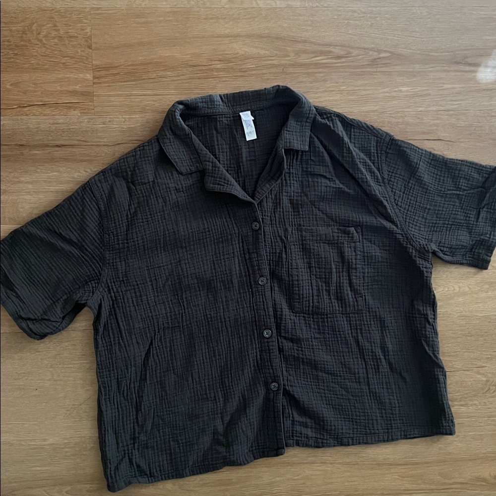 Stars Above Charcoal Textured Shirt